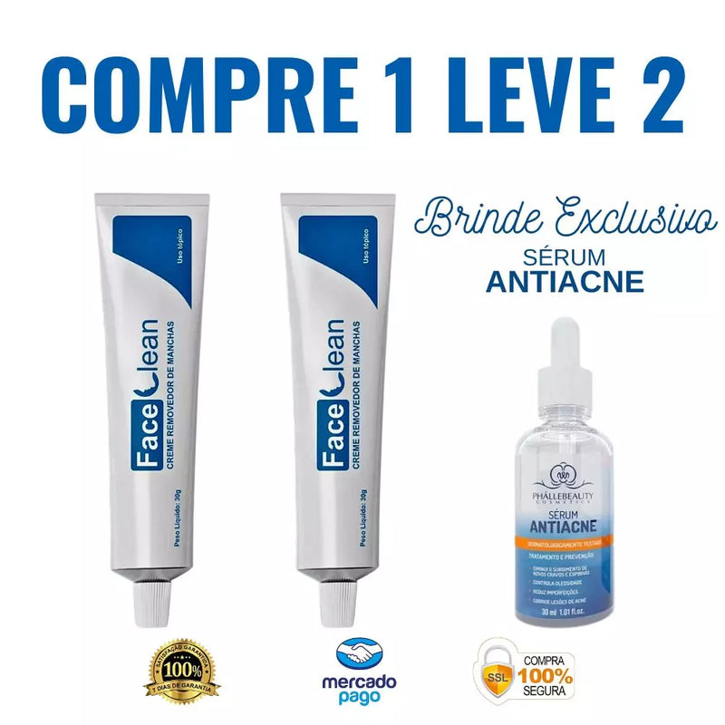 Face Cleam 30g original - Renove Sua Pele e Diga Adeus às Imperfeições - Oferta Exclusiva + Frete Grátis
